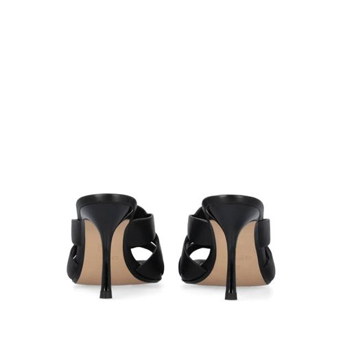 Pinko Sandales À Plaque Love Birds - Noir