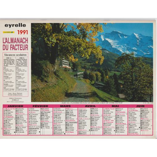 Almanach Du Facteur 1991