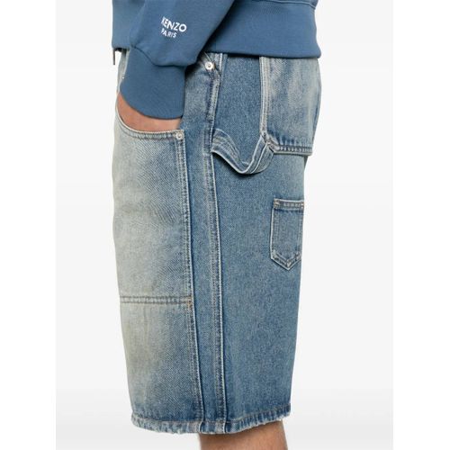 Moschino Short En Jean - Bleu