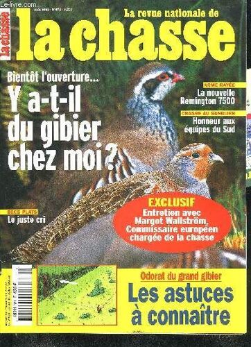 La Revue Nationale De La Chasse N°671 Aout 2003 -  Y A T Il Du Gibier Chez Moi ? - Les Meilleurs Chiens À Lièvres -  Le Lâcher Télécommandé - Odorat À Grand Gibier Grand Nez - Les Forçats Du ...