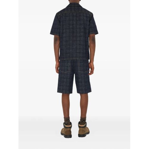 Burberry Chemise À Carreaux - Bleu