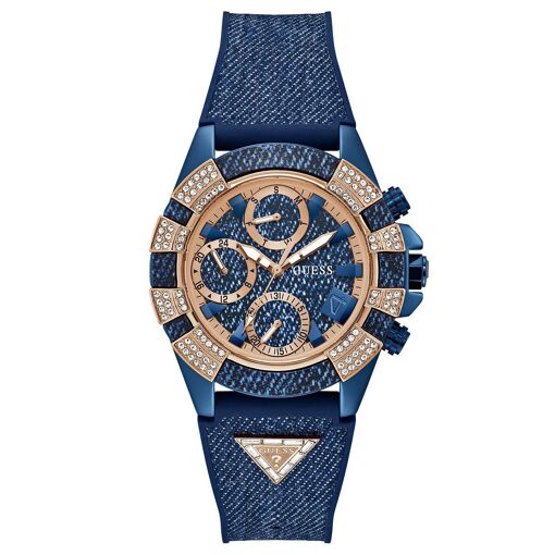 Montre Guess Femme - Cadran Bleu, Boîtier Acier Inox - Collection Limitée - Neuve Avec étiquettes