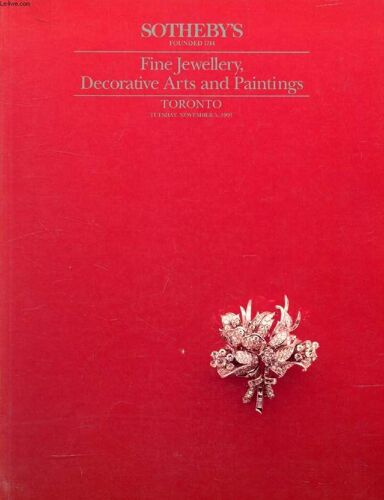 Fine Jewellery, Decorative Arts And Paintings (Catalogue)
