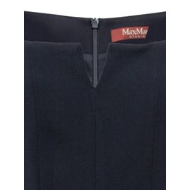 Max Mara Robe Sans Manches À Coupe Mi-Longue - Bleu