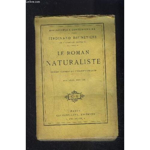 Le Roman Naturaliste
