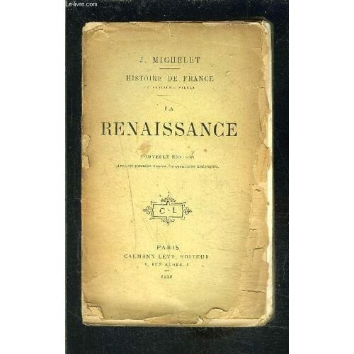 La Renaissance- Histoire De France Au Seizieme Siecle - Tome 9- Vendu En L Etat