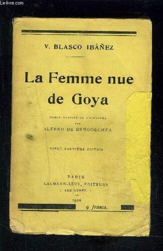 La Femme Nue De Goya