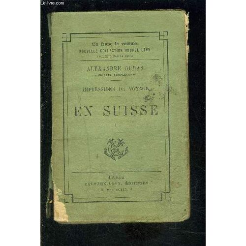 Impressions De Voyage- En Suisse- Tome 1- Vendu Seul