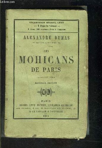 Les Mohicans De Paris- 3ème Série- Vendu Seul