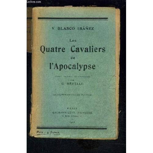 Les Quatre Cavaliers De L Apocalypse- Vendu En L Etat
