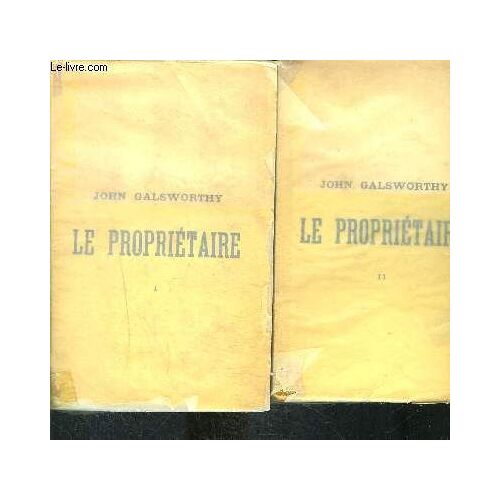 Le Proprietaire- 2 Tomes En 2 Volumes