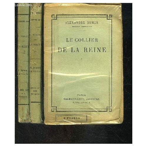 Le Collier De La Reine- 3 Tomes En 3 Volumes