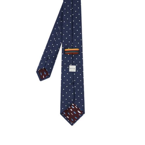 Paul Smith Cravate À Pois - Bleu