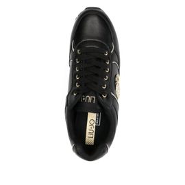 Liu Jo Baskets Plateforme À Logo - Noir