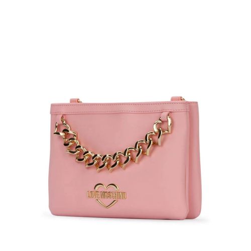 Love Moschino sac cabas à plaque logo - Rose