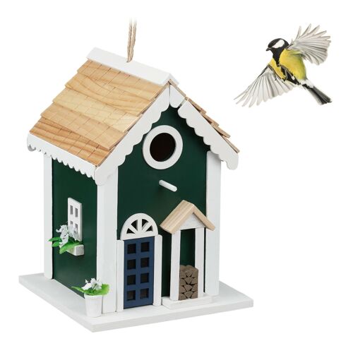 Relaxdays Mangeoire Exterieur Oiseaux Nichoir Oiseaux Cabane Oiseaux Mangeoire Balcon