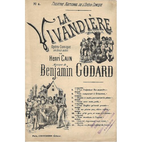 La Vivandière N°4 Viens Avec Nous Petit -Partition Voix Seule