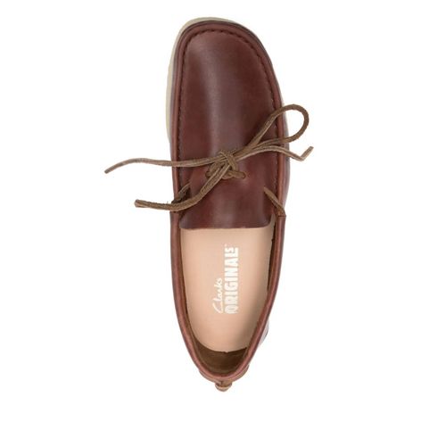 Clarks Originals Chaussures Bateau Godney - Marron