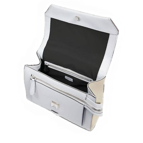 Lancel sac cabas Ninon médium en cuir à rabat - Bleu