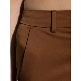 Max Mara Pantalon De Tailleur Lince À Taille Haute - Marron