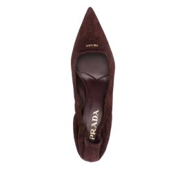 Prada Escarpins À Bout Pointu - Rouge