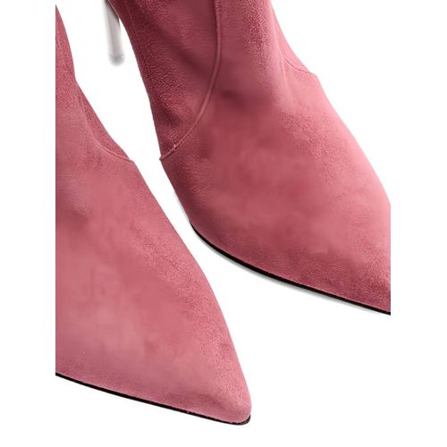 Casadei Cuissardes En Daim 10 Mm - Rose