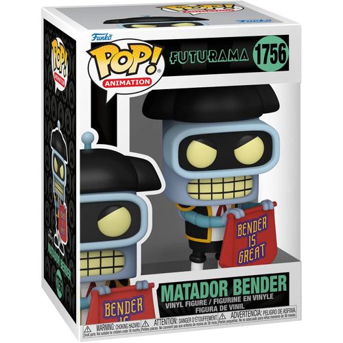 Figurine Funko Pop - Futurama N°1756 - Matador Bender (80080)
