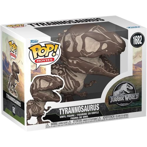 Jurassic Park Fossil - Figurine Pop! Tyrannosaurus 9 Cm