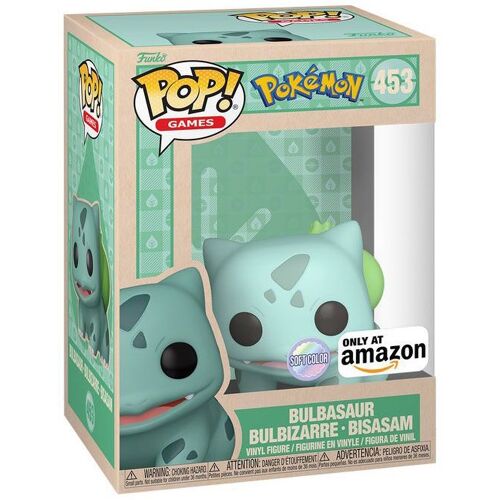 Figurine Funko Pop - Pokémon N°453 - Bulbasaur - Bulbizarre - Bisasam (Emea) - Soft Color (86064)