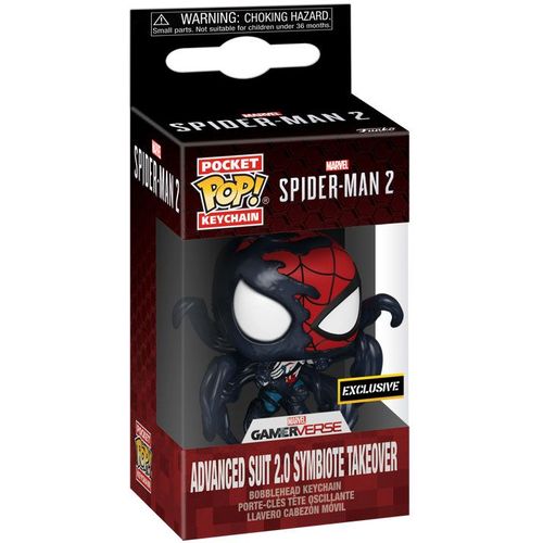 Porte-Clés Funko Pop - Spider-Man Gamerverse [Marvel] - Advanced Suit 2.0 Symbiote Takeover - Porte-Clés (82878)