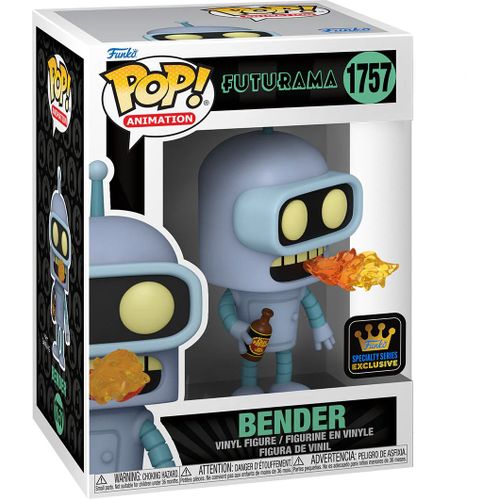 Figurine Funko Pop - Futurama N°1757 - Bender [Avec Chase] (81941)