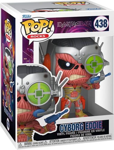 Figurine Funko Pop - Iron Maiden N°438 - Cyborg Eddie (80487)