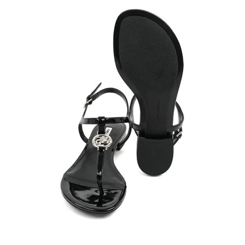 Karl Lagerfeld Claquettes À Logo Appliqué - Noir