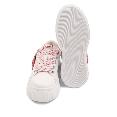 Karl Lagerfeld Baskets À Breloque Logo - Blanc