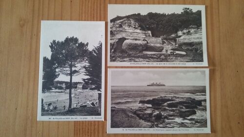 Carte Postale Ancienne - Cpa - St-Palais-Sur-Mer - Lot De 3 Cartes
