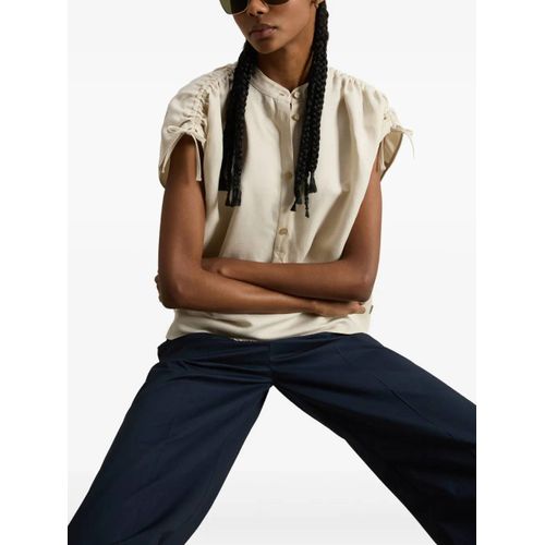 Woolrich Blouse En Crêpe À Boutonnière - Tons Neutres