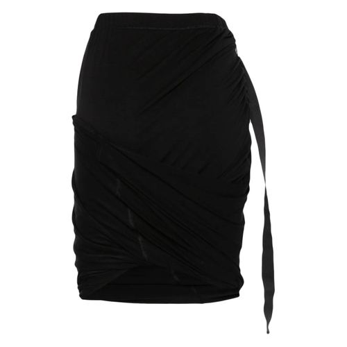 Helmut Lang Jupe Wind À Coupe Mi-Longue - Noir