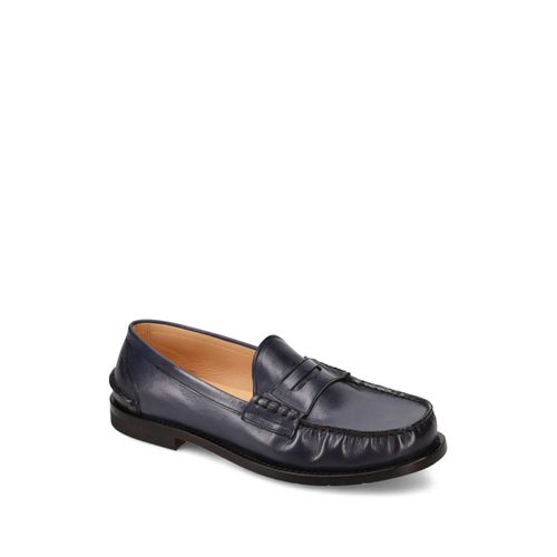 Premiata Mocassins En Cuir À Entaille Penny - Bleu