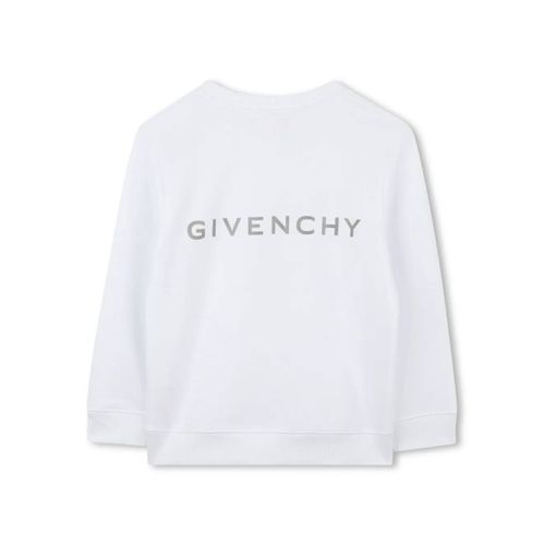 Givenchy Kids Sweat À Motif 4g - Blanc