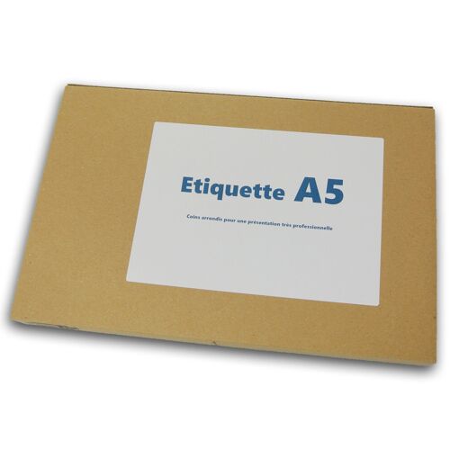 Lot De 100 Planches A4 De 2 Étiquettes Autocollantes A5 Format 199,6 X 143,5 Mm