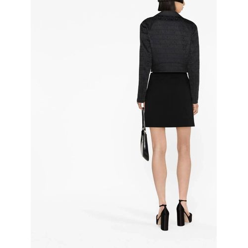 Moschino Veste Courte À Fermeture Zippée - Noir