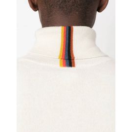 Paul Smith Pull En Cachemire À Col Roulé - Blanc