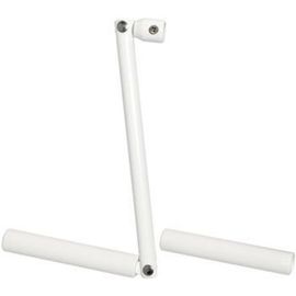 Manivelle en acier blanc ronde