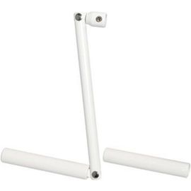 Manivelle en acier blanc hexagonale