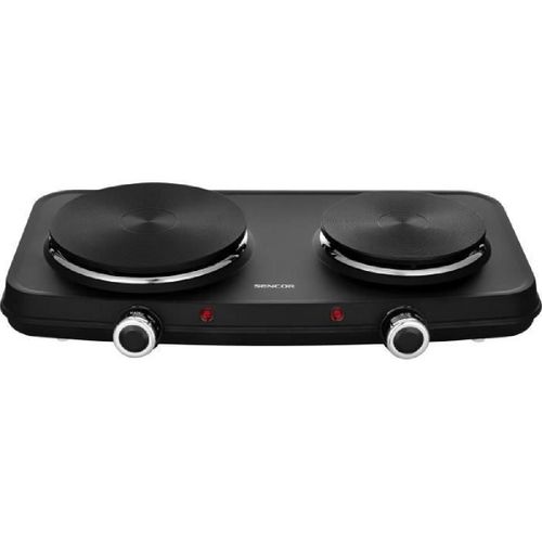 Plaque de cuisson électrique - SENCOR - SCP 2254BK-EUE4 - 2500 W - 2 foyers - Noir
