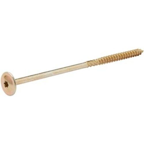 Vis pour charpente en bois zingu?e jaune 8x180 mm - 1 pi?ce