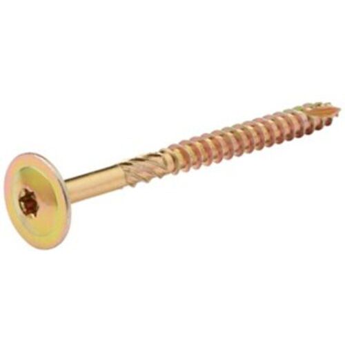 Vis pour charpente en bois zingu?e jaune 8x100 mm - 1 pi?ce