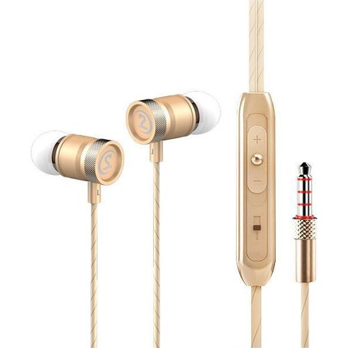 Somostel Casque SMS-CS03 (Filaire), ?couteurs, Or
