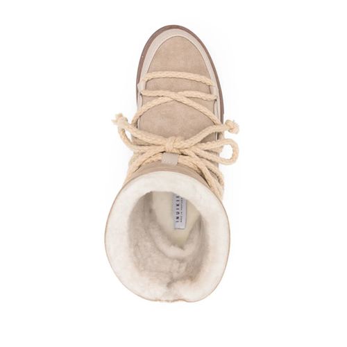 Inuikii Bottines Classic Sneaker En Peau D'agneau À Bout Rond - Tons Neutres