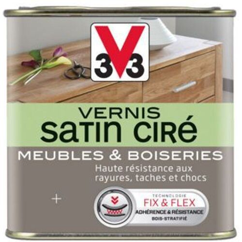 Vernis meubles et boiseries V33 incolore satin 1L